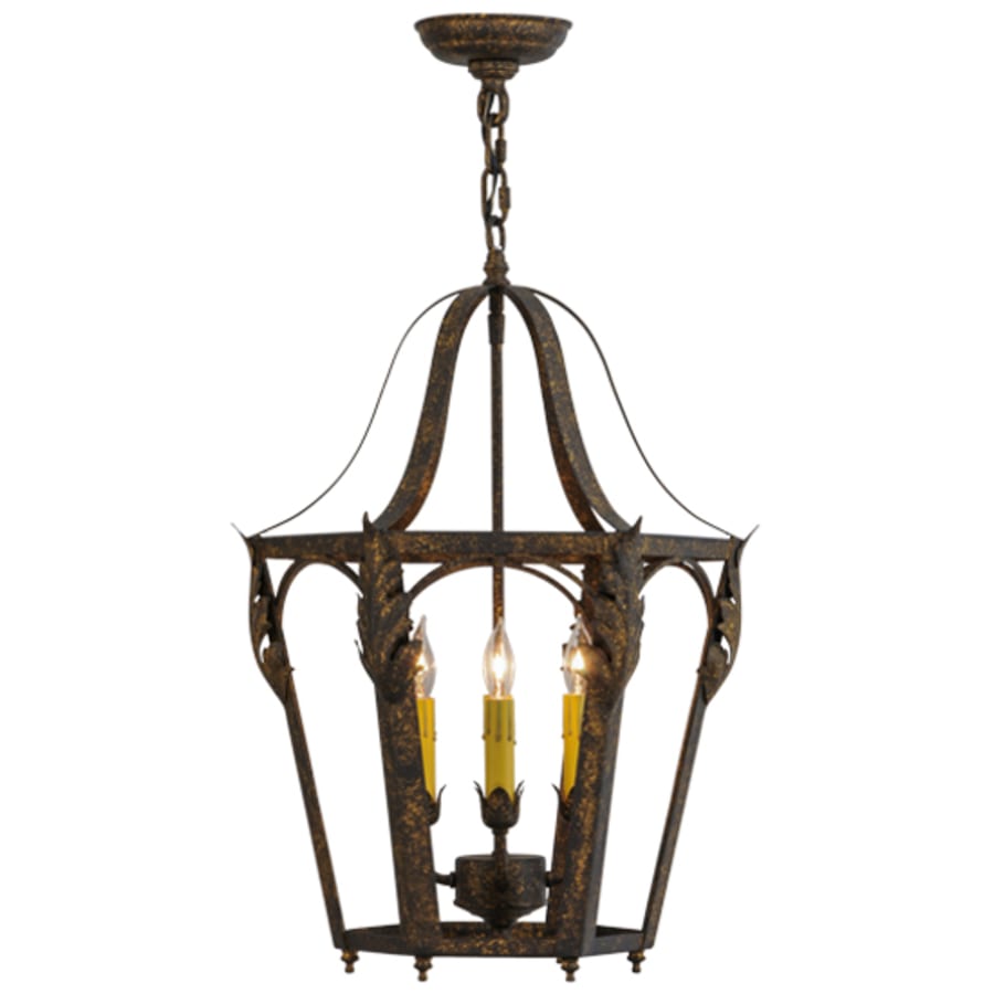 Meyda Tiffany Acacia 4 Light 17" Wide Taper Candle Pendant