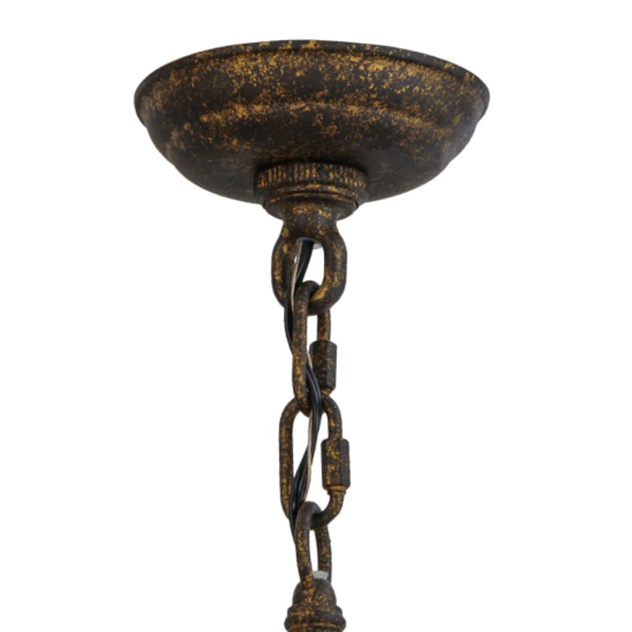 Meyda Tiffany Acacia 4 Light 17" Wide Taper Candle Pendant