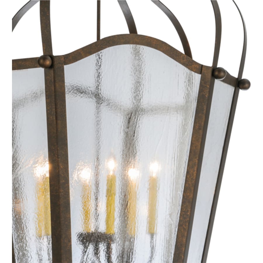 Meyda Tiffany Citadel 6 Light 33" Wide Taper Candle Pendant
