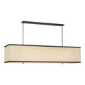 Meyda Tiffany Quadrato 5 Light 75" Wide Linear Pendant