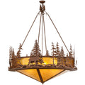 Meyda Tiffany Moose at Dusk 6 Light 54" Wide Pendant