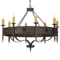 Meyda Tiffany Calandra 8 Light 54" Wide Taper Candle Style Chandelier