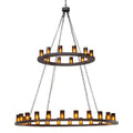 Meyda Tiffany Loxley 36 Light 72" Wide Ring Chandelier