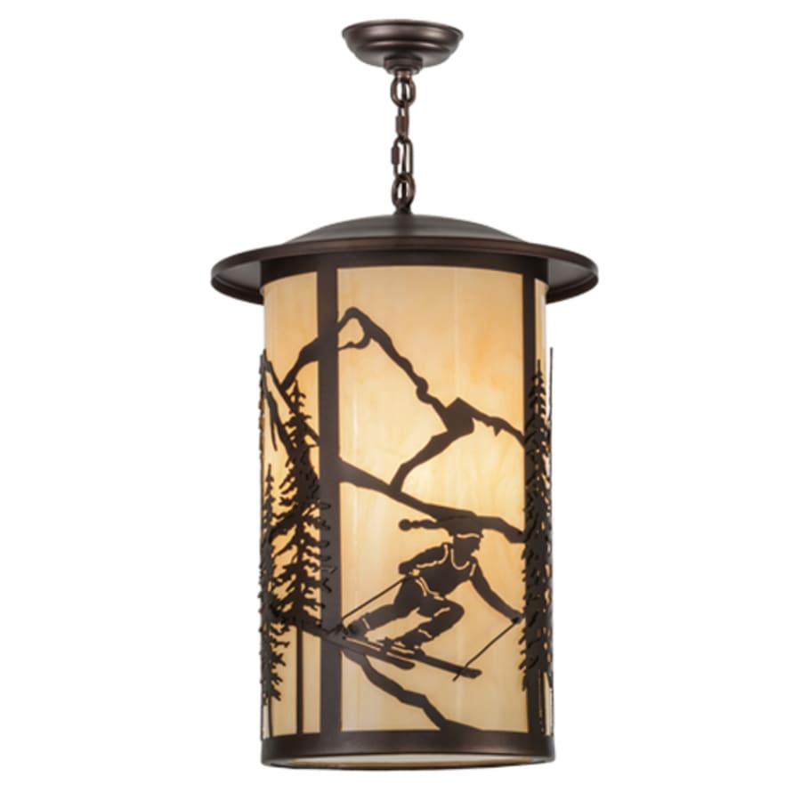 Meyda Tiffany Fulton Skier 3 Light 16" Wide Pendant