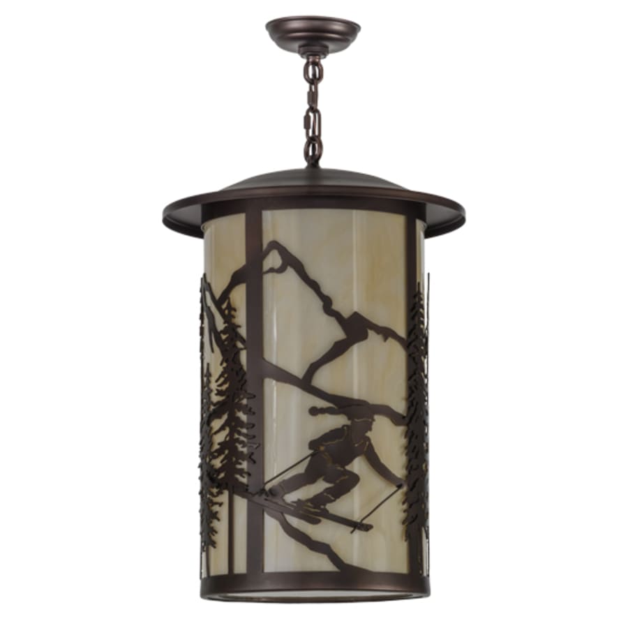 Meyda Tiffany Fulton Skier 3 Light 16" Wide Pendant