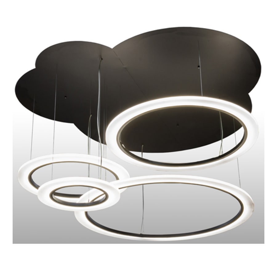 Meyda Tiffany Anillo 84" Wide Abstract Multi Light Pendant