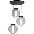 Meyda Tiffany Cilindro 3 Light 34" Wide Multi Light Pendant
