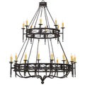 Meyda Tiffany Gina 24 Light 70" Wide Taper Candle Style Chandelier