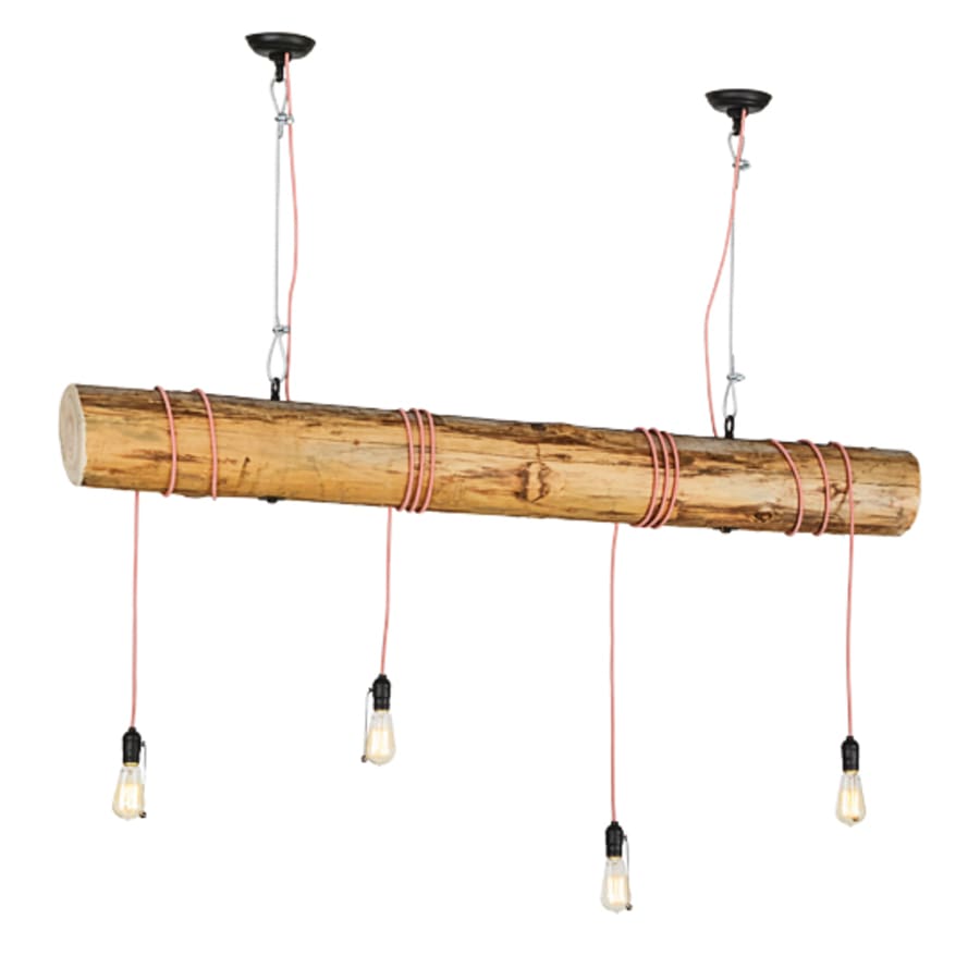 Meyda Tiffany Hounds Tooth 4 Light 66" Wide Abstract Linear Pendant