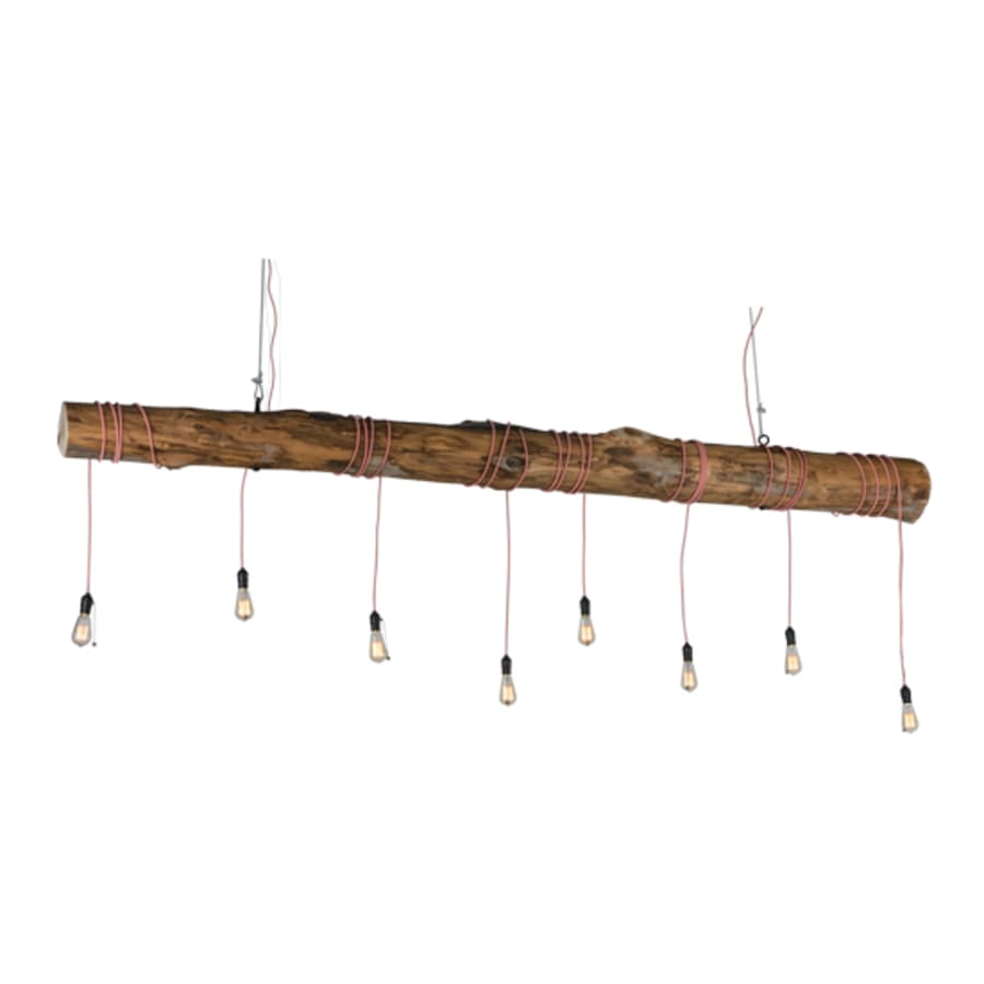 Meyda Tiffany Hounds Tooth 8 Light 120" Wide Abstract Linear Pendant