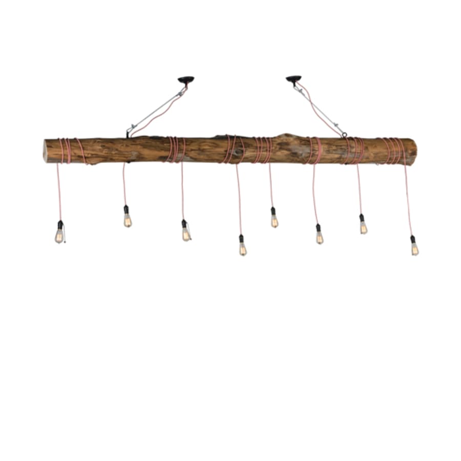 Meyda Tiffany Hounds Tooth 8 Light 120" Wide Abstract Linear Pendant