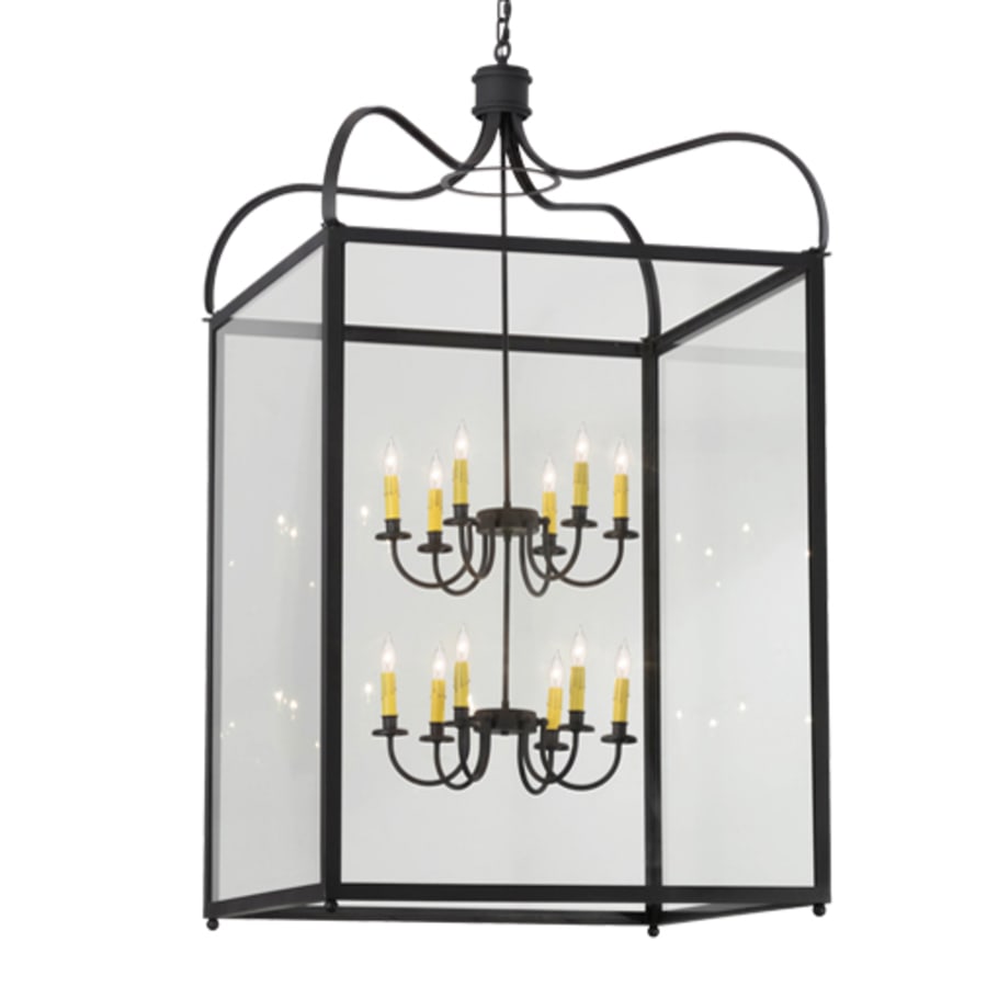 Meyda Tiffany Rennes 12 Light 45" Wide Taper Candle Pendant