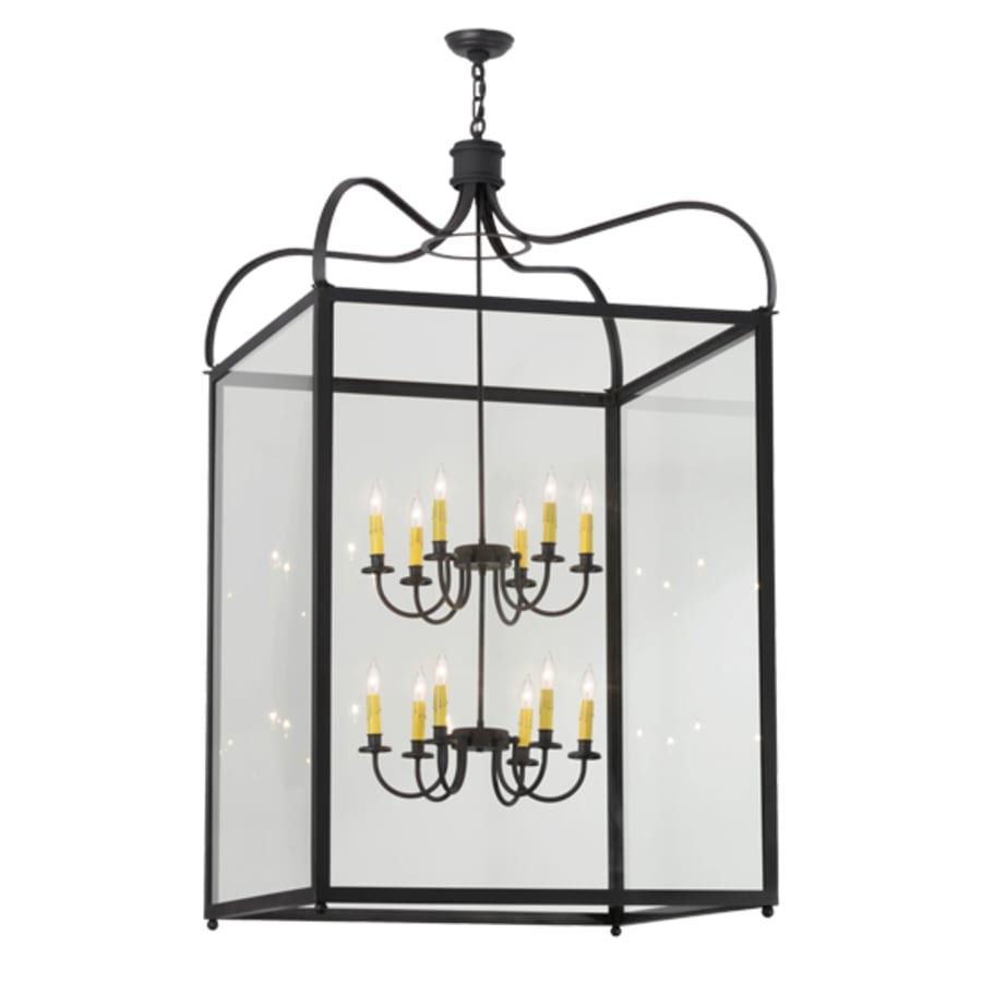 Meyda Tiffany Rennes 12 Light 45" Wide Taper Candle Pendant