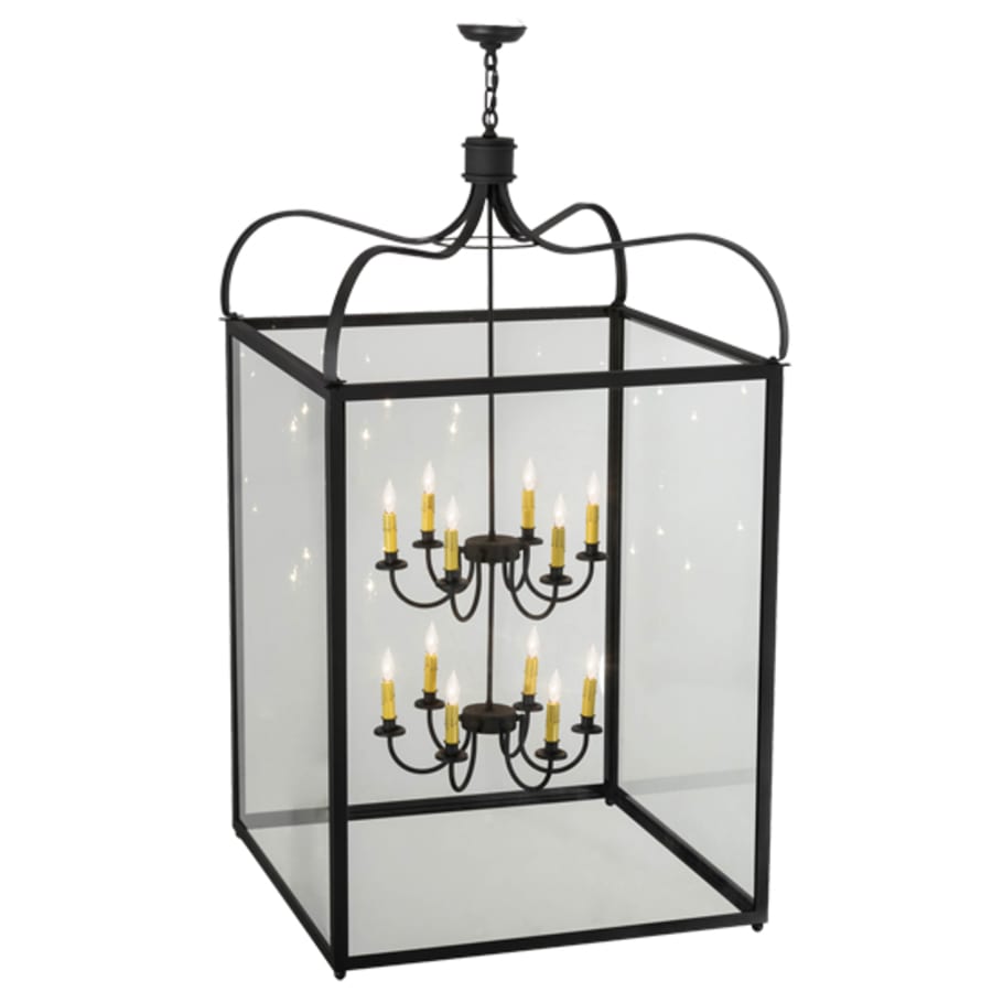 Meyda Tiffany Rennes 12 Light 45" Wide Taper Candle Pendant