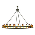 Meyda Tiffany Loxley 24 Light 72" Wide Ring Chandelier