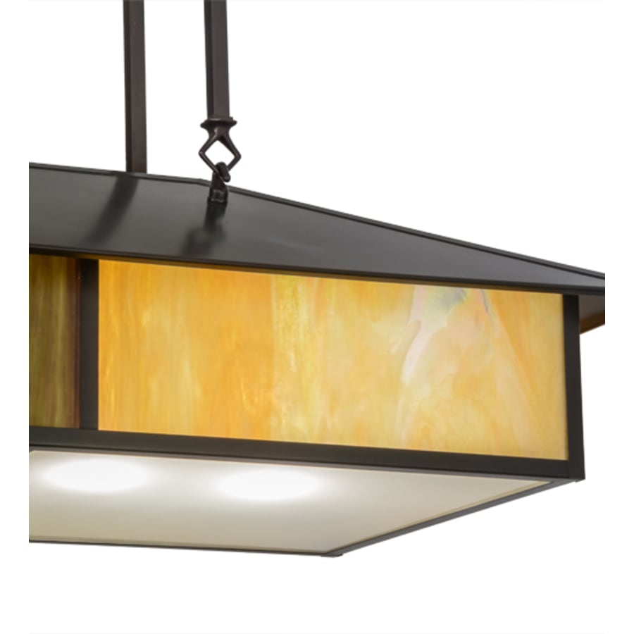 Meyda Tiffany Mission 4 Light 36" Wide Linear Pendant