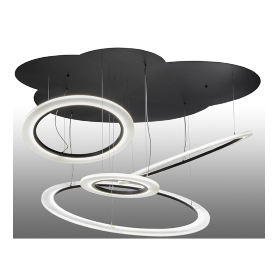 Meyda Tiffany Anillo Tilt 84" Wide Abstract Multi Light Pendant