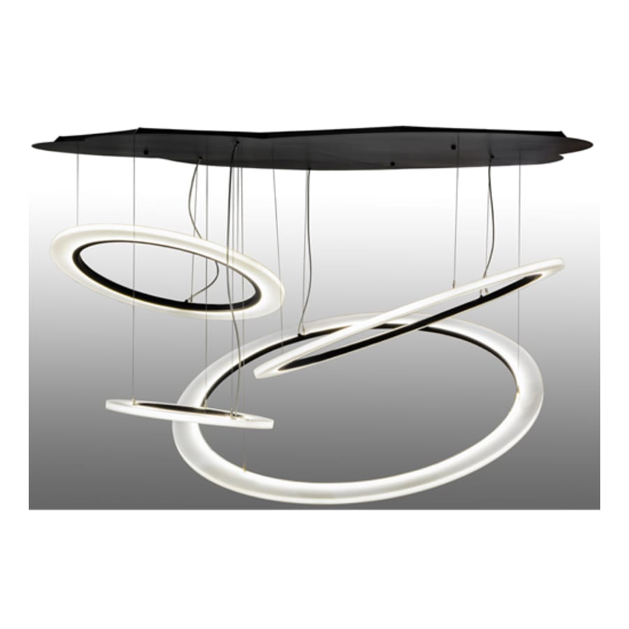 Meyda Tiffany Anillo Tilt 84" Wide Abstract Multi Light Pendant
