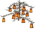 Meyda Tiffany Pine Branch Valley View 12 Light 52" Wide Chandelier