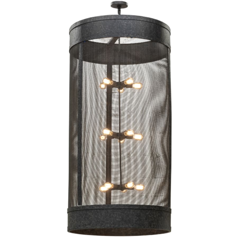 Meyda Tiffany Cilindro 15 Light 36" Wide Cage Pendant