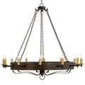 Meyda Tiffany Parnella 12 Light 72" Wide Taper Candle Style Chandelier