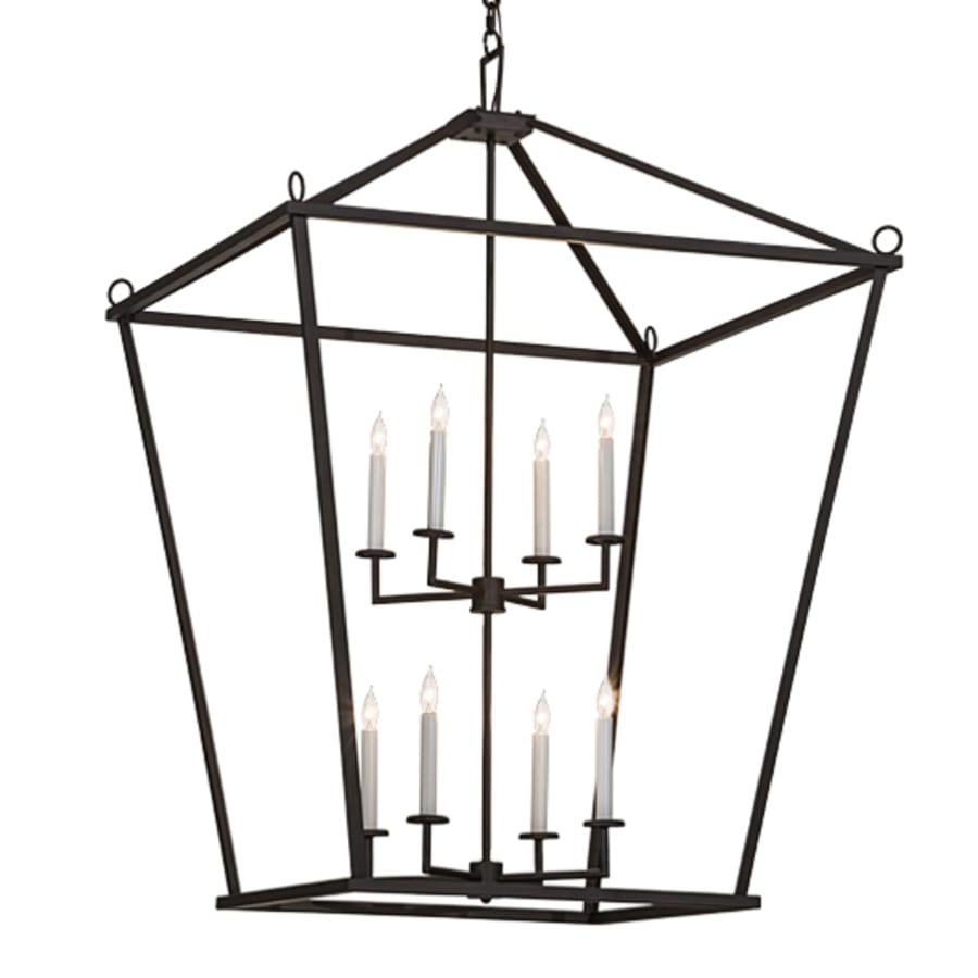 Meyda Tiffany Kitzi 8 Light 51" Wide Taper Candle Pendant