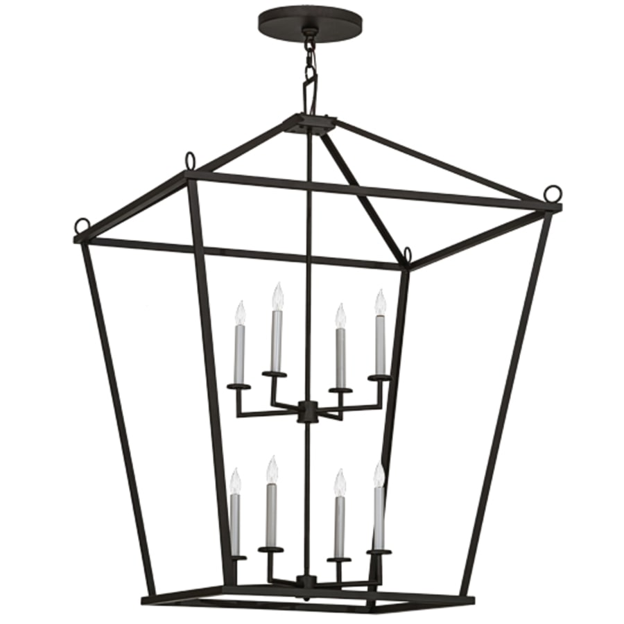Meyda Tiffany Kitzi 8 Light 51" Wide Taper Candle Pendant