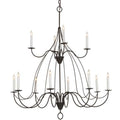 Meyda Tiffany Polonaise 12 Light 48" Wide Taper Candle Style Chandelier