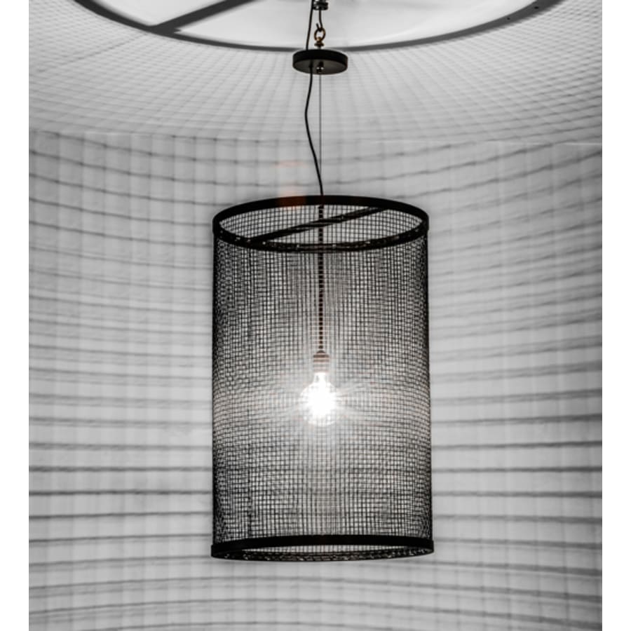 Meyda Tiffany Cilindro 24" Wide Cage Pendant
