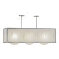 Meyda Tiffany Quadrato 3 Light 44" Wide Linear Pendant