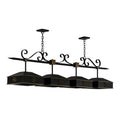 Meyda Tiffany Stefano 4 Light 78" Wide Linear Pendant