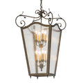 Meyda Tiffany Tessa 8 Light 28" Wide Taper Candle Pendant