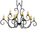 Meyda Tiffany Clifton 10 Light 26" Wide Taper Candle Style Chandelier