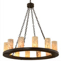 Meyda Tiffany Loxley 12 Light 42" Wide Ring Chandelier