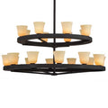 Meyda Tiffany Loxley Piedmont 20 Light 72" Wide Ring Chandelier