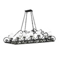 Meyda Tiffany Carlotta 12 Light 66" Wide Linear Chandelier