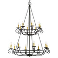Meyda Tiffany Estrella 16 Light 45" Wide Taper Candle Style Chandelier
