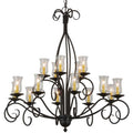 Meyda Tiffany Sienna 15 Light 48" Wide Chandelier