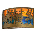 Meyda Tiffany Tall Pines 2 Light 18" Tall Wall Sconce