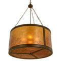 Meyda Tiffany Craftsman 4 Light 32" Wide Suspension Pendant