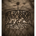 Meyda Tiffany Bird's Nest 8 Light 54" Wide Cage Pendant