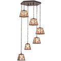 Meyda Tiffany Craftsman 6 Light 32" Wide Multi Light Pendant