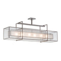 Meyda Tiffany Nelson 6 Light 54" Wide Linear Pendant