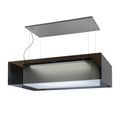 Meyda Tiffany Quadrato Shadow Box 48" Wide Suspension Linear Pendant