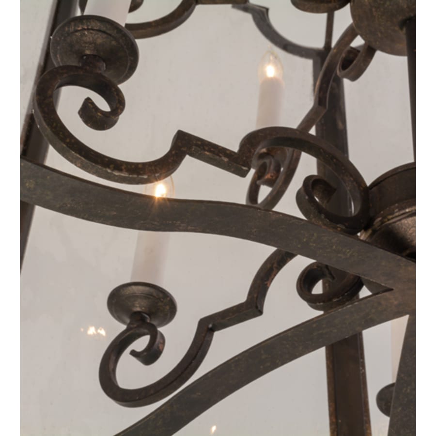 Meyda Tiffany Dubrek 12 Light 33" Wide Taper Candle Pendant