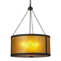 Meyda Tiffany Craftsman 4 Light 32" Wide Suspension Pendant