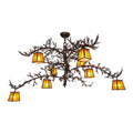 Meyda Tiffany Pine Branch 8 Light 48" Wide Chandelier