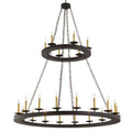 Meyda Tiffany Loxley 24 Light 61" Wide Taper Candle Style Chandelier