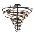 Meyda Tiffany Cyclone 14 Light 48" Wide Taper Candle Style Chandelier