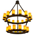 Meyda Tiffany Noziroh 27 Light 48" Wide Ring Chandelier